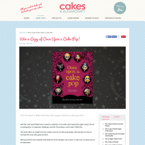 Win 1 of 5 Once Upon A Cake Pop By Neli Ban & Sarah Blake