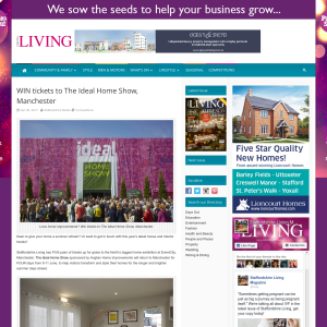 Win 1 of 5 Pairs of tickets to The Ideal Home Show, Manchester