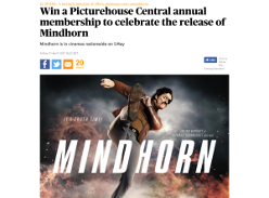 Win 1 of 5 Picturehouse Central membership