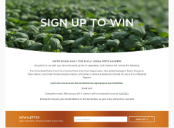 Win 1 of 5 Sacla Vegan Hamper