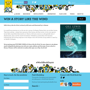 Win 1 of 5 Story Like the Wind written by Gill Lewis and illustrated by Jo Weaver