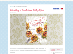 Win 1 of 5 Sweet Sugar Sultry Spice By Malika Ameen