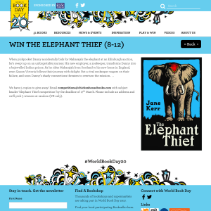 Win 1 of 5 The Elephant Thief by Jane Kerr