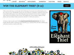 Win 1 of 5 The Elephant Thief by Jane Kerr