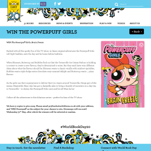 Win 1 of 5 The Powerpuff Girls: Brain Freeze