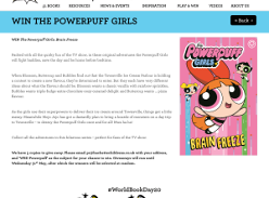 Win 1 of 5 The Powerpuff Girls: Brain Freeze