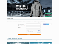 Win 1 of 5 Wakefield jackets