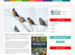 Win 1 of 5 Wildlife on your Doorstep by Mark Ward