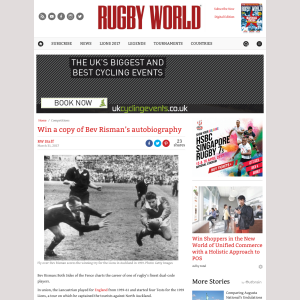 Win 1 of 6 Bev Risman's autobiography Both Sides of the Fence