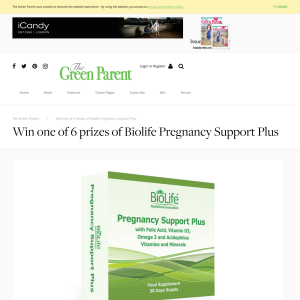 Win 1 of 6 Biolife Pregnancy Support Plus