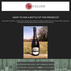 Win 1 of 6 Bottles of Calogera Prosecco