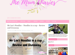 Win 1 of 6 Packs of Mr Lee's Noodles in a cup