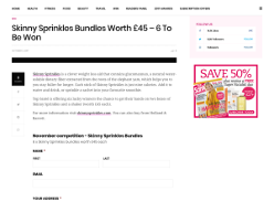 Win 1 of 6 Skinny Sprinkles Bundle