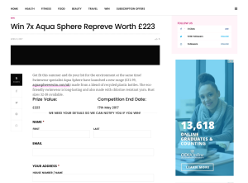 Win 1 of 7 Aqua Sphere Repreve Worth £223