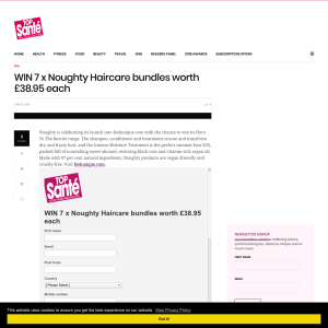 Win 1 of 7 Noughty Haircare bundles