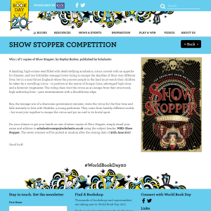 Win 1 of 7 Show Stopper by Hayley Barker