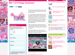 Win 1 of 8 Puppy Surprise