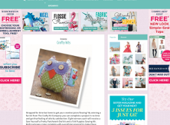 Win 1 of 8 Sew Yourself a Pretty Patchwork Owl kit and a Felt Puppies Sewing Kit