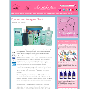 Win 1 of 9 bath-time beauty from Fenjal worth £45