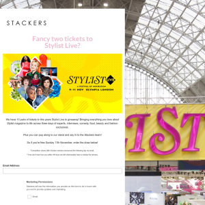 Win 10 pairs of tickets to Stylist Live