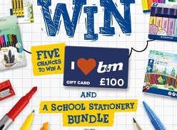 Win a £100 B&M Gift Card & a Staedtler Stationery Bundle