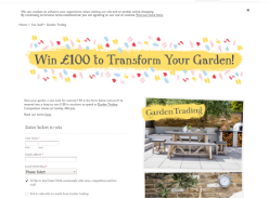 Win £100 Garden Trading Vouchers