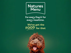 Win £100 of Natures Menu's Raw Freeze Dried Food