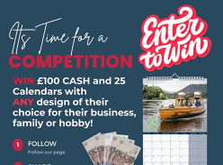 Win £100 Plus £25 Calendars of Your Design