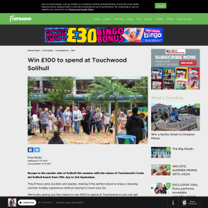 Win £100 to spend at Touchwood Solihull