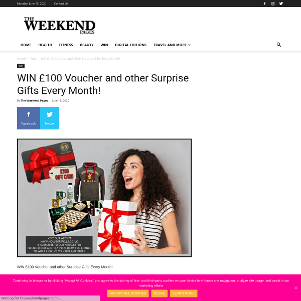 Win £100 Voucher and other Surprise Gifts Every Month