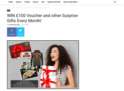 Win £100 Voucher and other Surprise Gifts Every Month