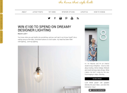 Win £100 voucher to spent at FirstLightingDirect