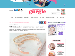 Win £100 vouchers to spend online at Merci Maman