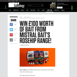 Win £100 worth of Bait From Mistral Bait's Rosehip Range