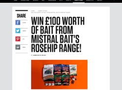 Win £100 worth of Bait From Mistral Bait's Rosehip Range