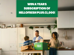Win £1K Cash & 12 Months of Hello Fresh Meals