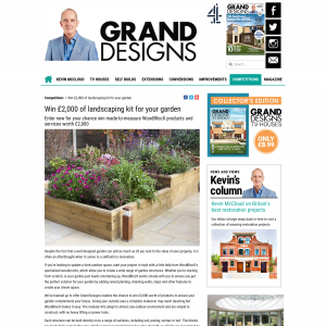 Win £2,000 of landscaping kit for your garden