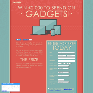 Win £2,000 to spend on gadgets