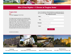 Win 2 Free Nights + 1 Dinner at Treglos Hotel