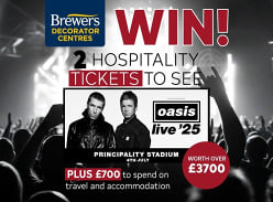 Win 2 Hospitality Tickets to see Oasis