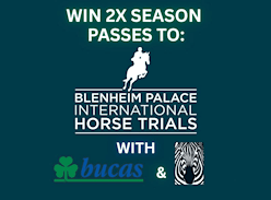 Win 2 Season Passes to Blenheim Horse Trials