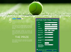 Win 2 tennis rackets and a packet of balls