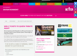 Win 2 Tickets to Queen Tribute Night