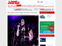 Win 2 Tickets to see Leather and Lace in Exmouth