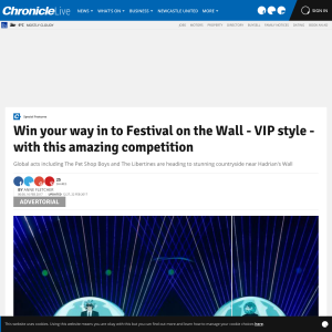 Win 2 VIP Tickets to Festival on the Wall