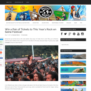 Win 2 Weekend Tickets to Rock en Seine Festival + Camping