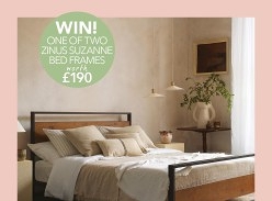 Win 2 X Zinus Suzanne Bed Frames Worth £190 Each