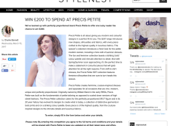 Win £200 To Spend At Precis Petite