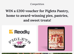 Win a £200 Voucher to spend at Piglets Pantry
