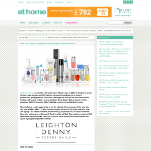 Win £219 worth of Leighton Denny Expert Nails Products